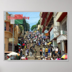 Poster Tananarive - Madagascar -