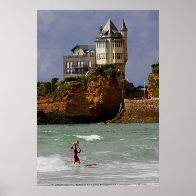 Poster Tandem Surf à Biarritz, France (Devant)