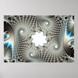 Poster Tangée en bleu