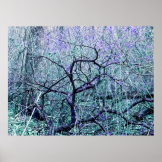 Poster Tangle In Blue