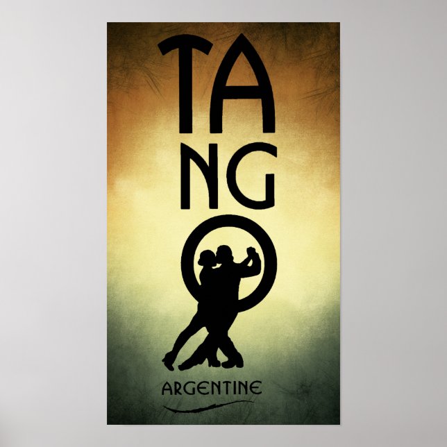Poster Tango argentin (Devant)