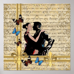 Poster tango vintage