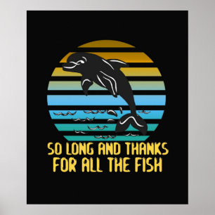 Poster Tant De Temps Et Merci Pour Toute La Science Poiss