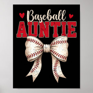 Poster Tante Bysebyll Coquette Nœud Jour de jeu Fête des 