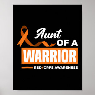 Poster Tante D'Un Soutien De Guerrier Supporter Crps Rsd 