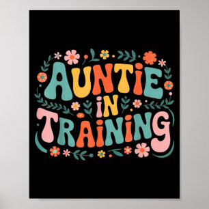 Poster Tante en formation Tante pour travail d'hôte Neveu