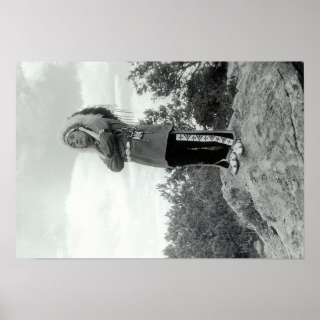 Poster Tap-Tu-Ka, Célèbre Teneur Indienne (Devant)