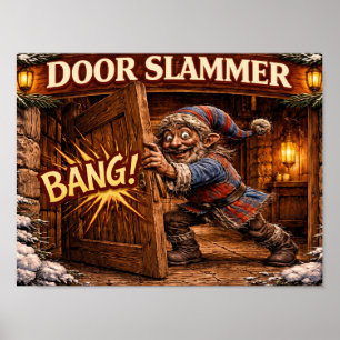 Poster Tape-porte islandais Yule Lad