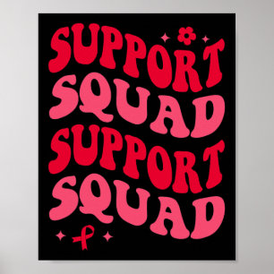 Poster Tapis de soutien pour la sensibilisation au cancer