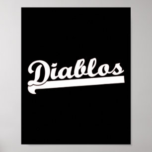 Poster Tapis de vente de football Diablos