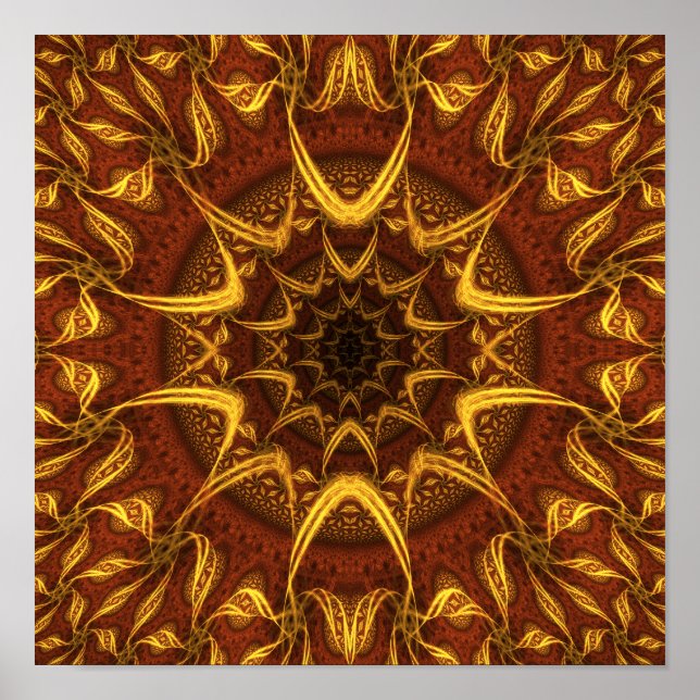 Poster Tapis du soleil (Devant)