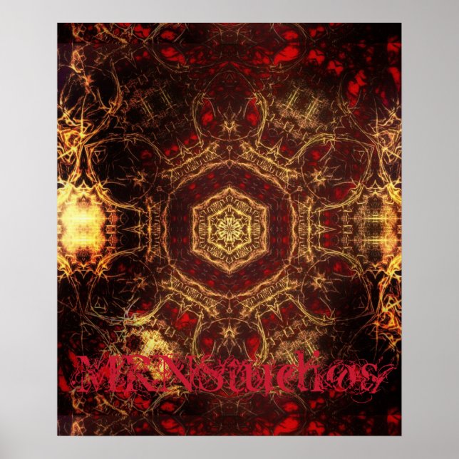 Poster Tapis oriental (Devant)