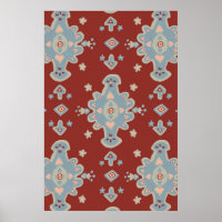 Tapis Perse Imprimer Motif Art