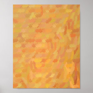Poster Tapisserie Abstraite Golden Hawaiian