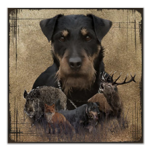 Poster Tapisserie allemande Jagdterrier