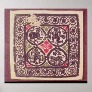 Poster Tapisserie est d'empire romain montrant la bête