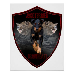 Poster Tapisserie Jagdterrier