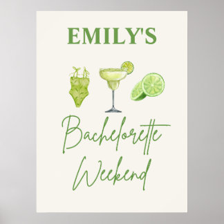 Poster Tapisserie personnalisée de la Bachelorette Party,