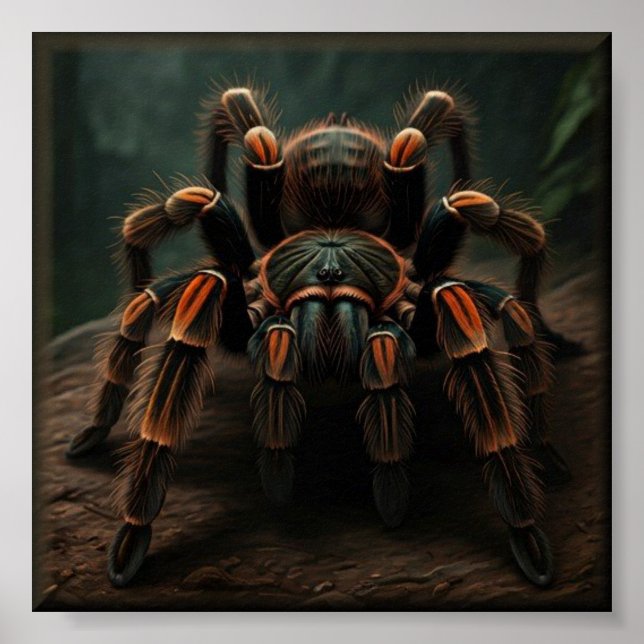 Poster Tarantula du genou mexicain (Devant)