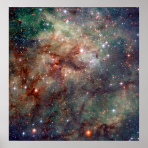 Poster Tarantula Nebula Espace Hubble