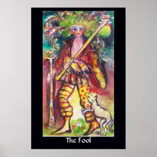 POSTER TAROTES DES OMBRES PERDUES /LE FOOL