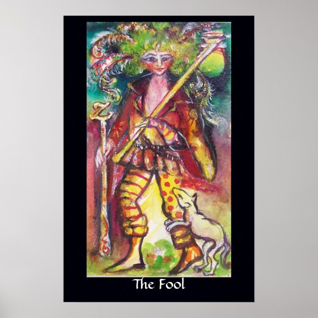 POSTER TAROTES DES OMBRES PERDUES /LE FOOL (Devant)