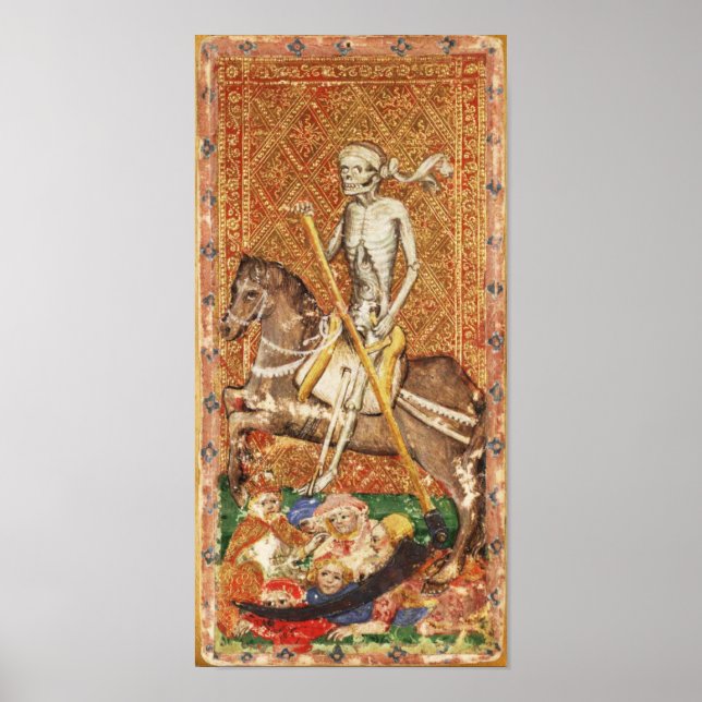POSTER TAROTS DE RENAISSANCE ANTIQUE 13 / MORT (Devant)