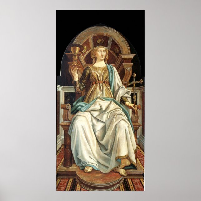 POSTER TAROTS DE RENAISSANCE ANTIQUE 5 / LE PAPE (Devant)