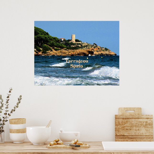 Poster Tarragone, Espagne pittoresque (Cuisine)