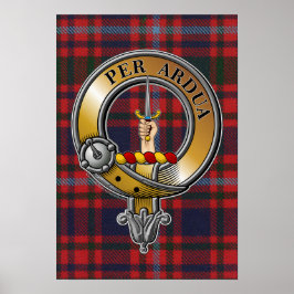 Poster Tartan et insigne MacIntyre