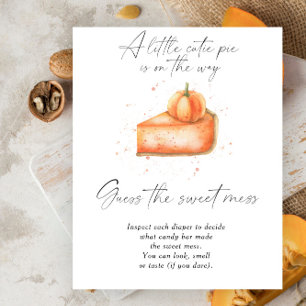 Poster Tarte à la citrouille - devine le doux désordre