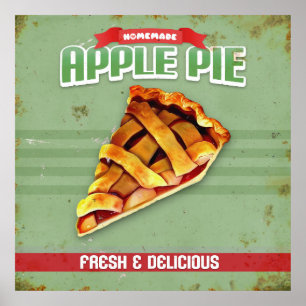 Poster Tarte à la pomme