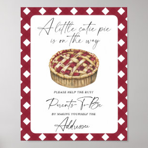Poster Tarte - Aide aux futurs parents occupés destinatai
