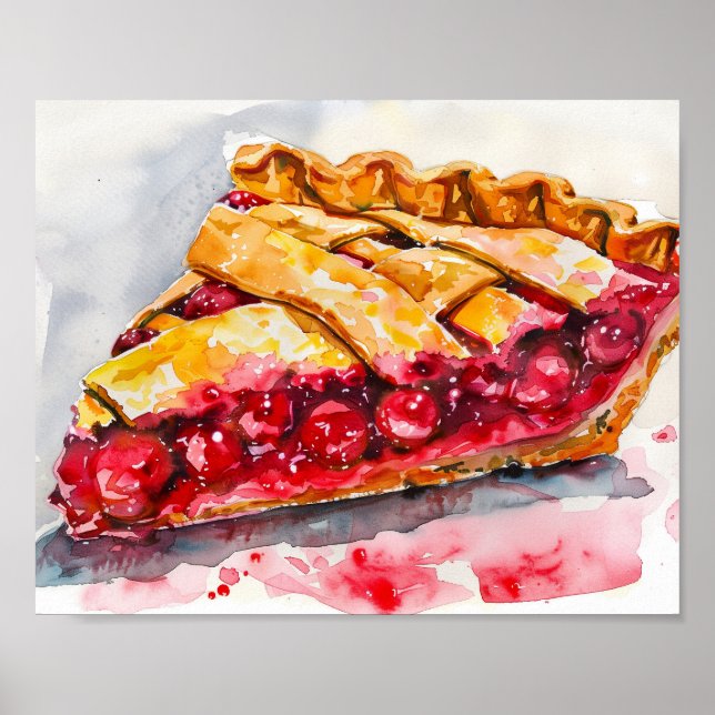 Poster Tarte aux cerises (Devant)