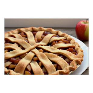 Poster Tarte aux pommes