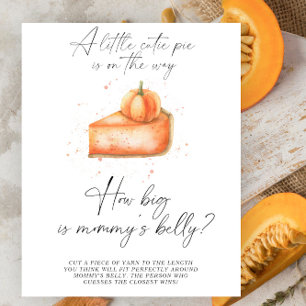 Poster Tarte de citrouille d'automne - quelle est la tail