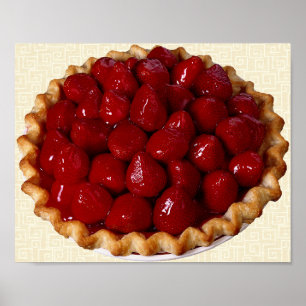 Poster Tarte de fraise
