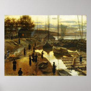 Poster Tashlikh - Peinture d'Alexander Gierymski - 1884