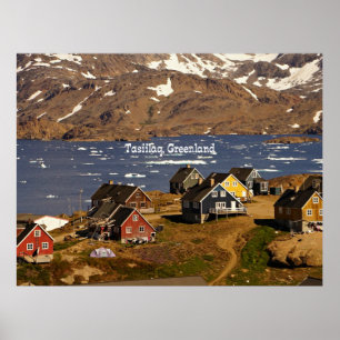 Poster Tasiilaq, Groenland