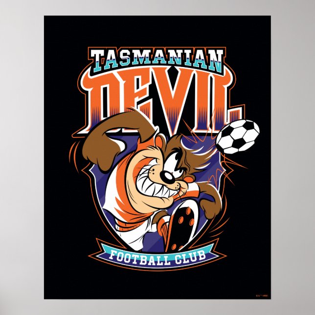 Poster Tasmanian Devil Football Club Badge (Devant)