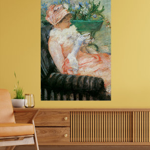 Poster Tasse de thé de Mary Cassatt, impressionnisme Vint
