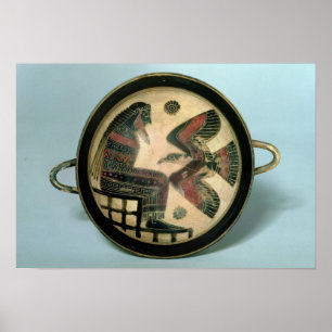 Poster Tasse laconienne représentant Zeus et l'aigle