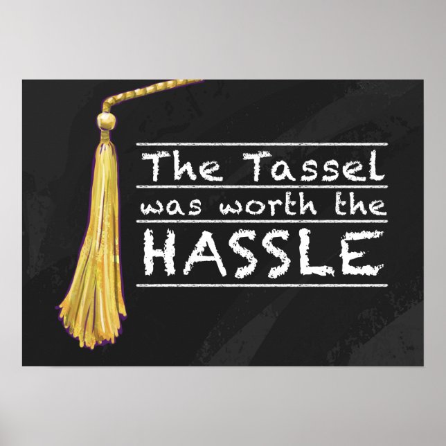 Poster Tassel Hassle Silver (Devant)