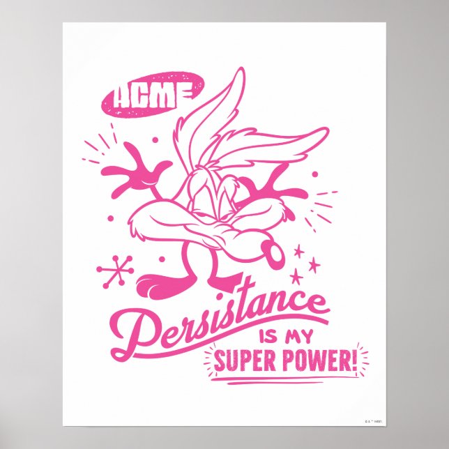 Poster Tasty Retro WILE E. COYOTE™ (Devant)