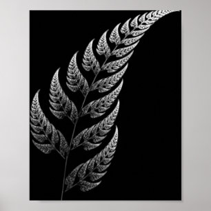 Poster Tatouage tribal maori traditionnel. Nouvelle-Zélan