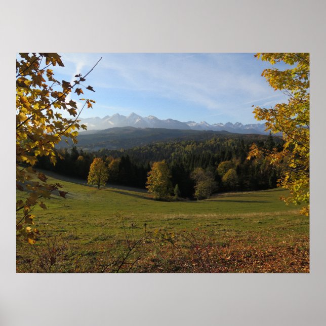 Poster Tatras d'automne (Devant)