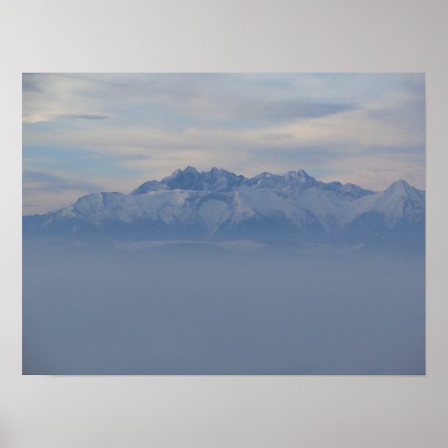 Poster Tatras d'hiver de Pieniny (Devant)