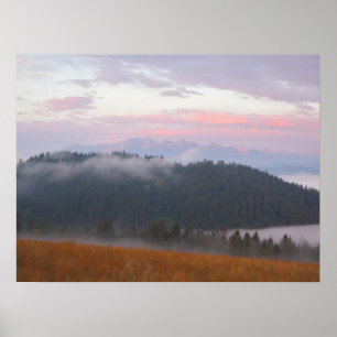 Poster Tatras view at sunrise