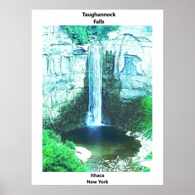 POSTER TAUGHANNOCK TOMBE ITHACA (Devant)