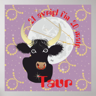 Poster Taur 21 avrigl fin 20 matg Placat